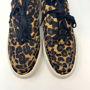 AllSaints Women’s Leopard sneakers Size 9/40 NWOT
